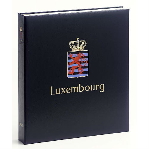 Davo Luxemburg luxe postzegelalbum met cassette deel III