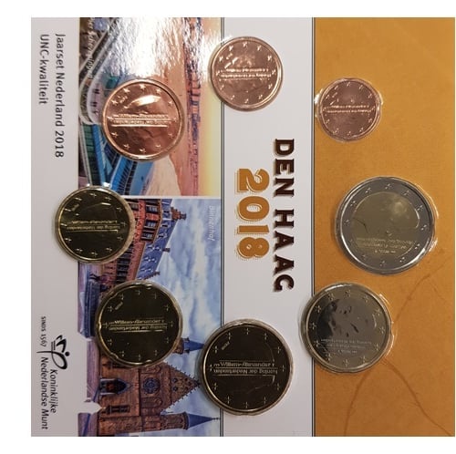 Nederland 2018 UNC-muntset