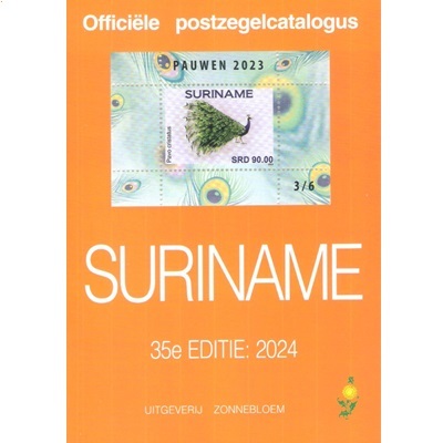 Zonnebloem postzegelcatalogus Suriname 2024