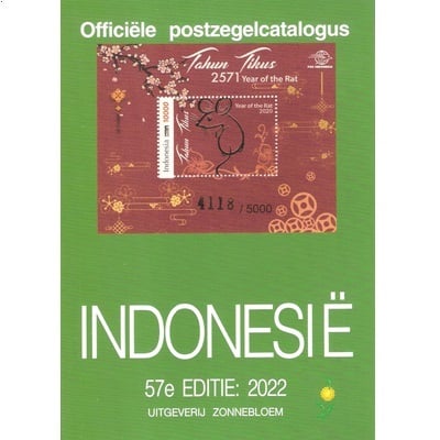 Zonnebloem postzegelcatalogus Indonesi&euml; 2022