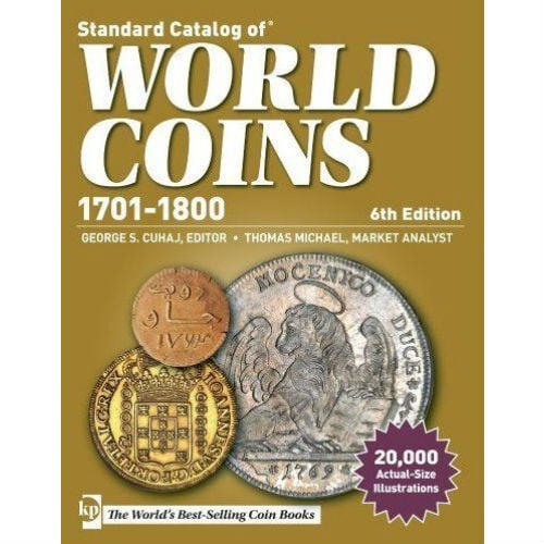Krause muntencatalogus Worldcoins 1701-1800