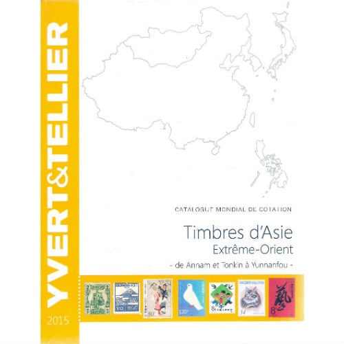 Yvert en Tellier postzegelcatalogus Azië  Verre Oosten 2015