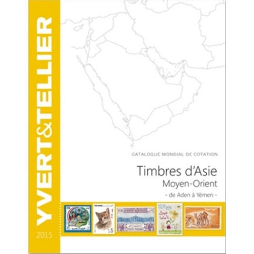 Yvert en Tellier postzegelcatalogus Azië Midden Oosten 2015