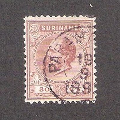 Suriname 1888 Koning Willem III