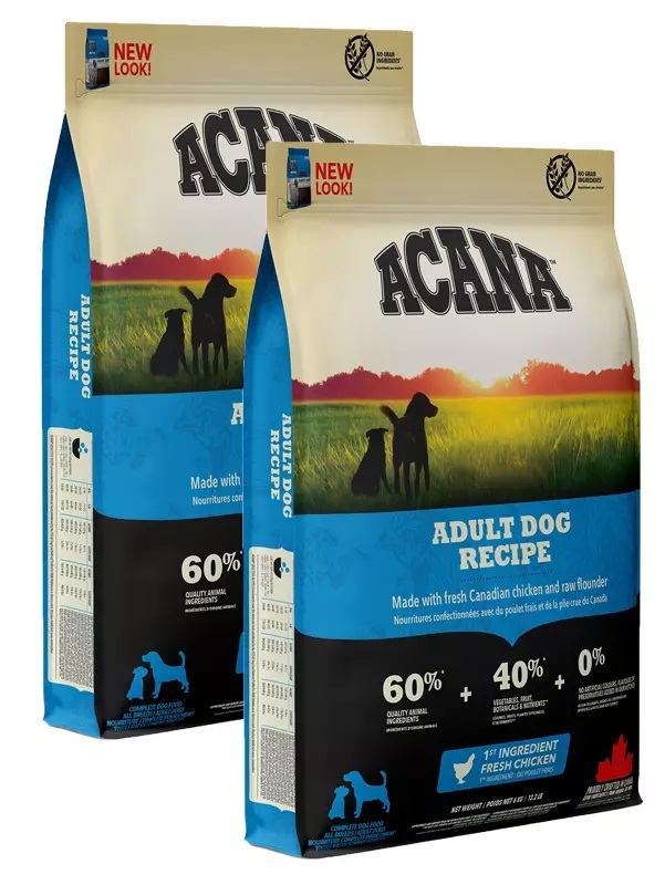 2 x 11,4kg economy deals Acana Adult Dog