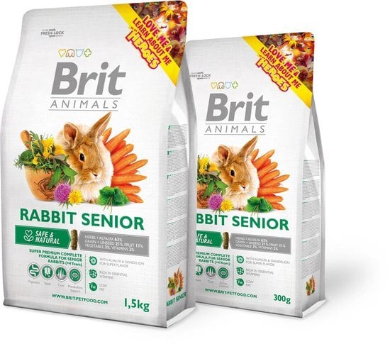 actieprijs Brit animals Rabbit senior complete 1,5kg