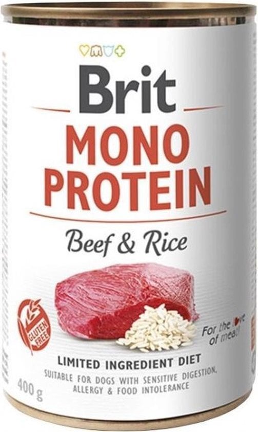 Brit Mono Protein Beef&Rice 400 gram