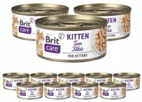 Brit care kitten tonijn 12x70 gram ** tijdelijk niet beschikbaar
