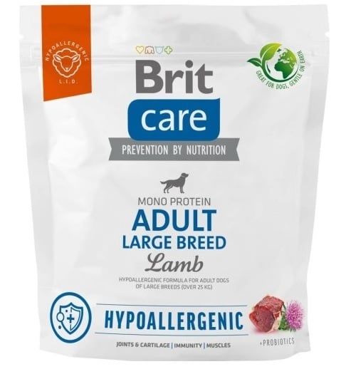 Brit care adult large breed lam hypoallergenic 1kg