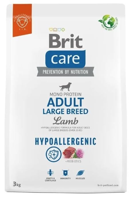Brit care adult large breed lam hypoallergenic 3kg