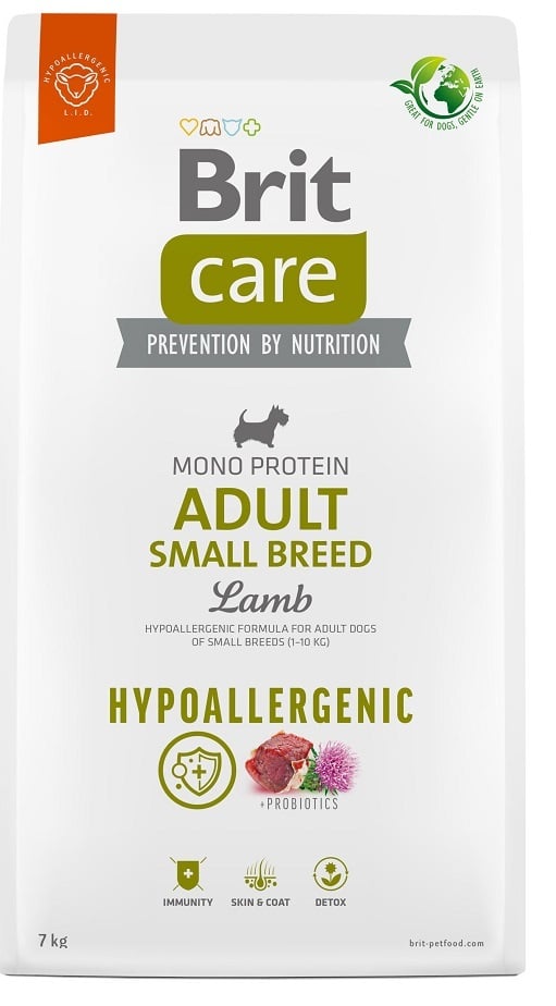Brit care adult small breed lam hypoallergenic 7kg