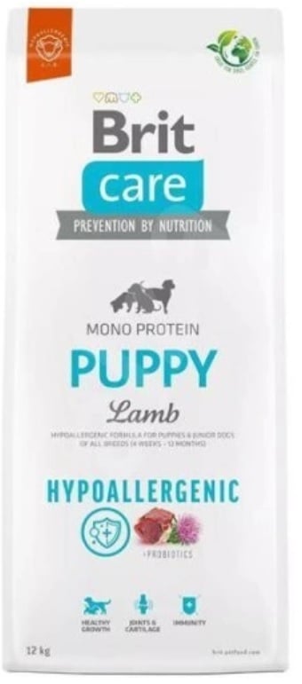 Brit care  puppy lam en rijst hypoallergenic 12kg