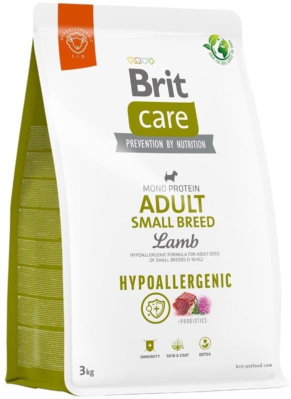 Brit care adult small breed lam hypoallergenic 3kg