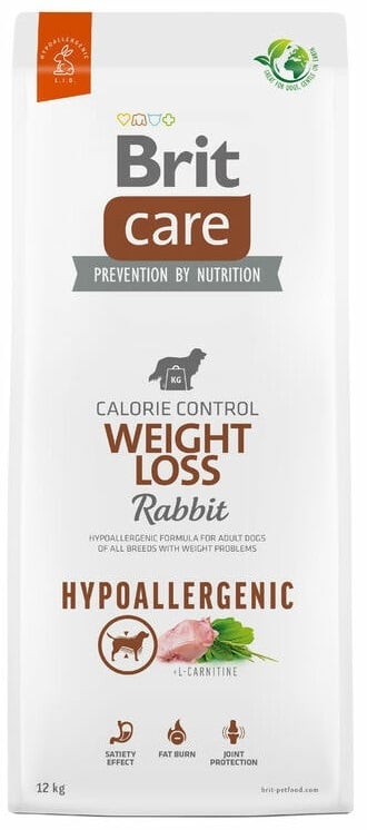 Brit care hypoallergenic Weigth Loss konijn 12kg