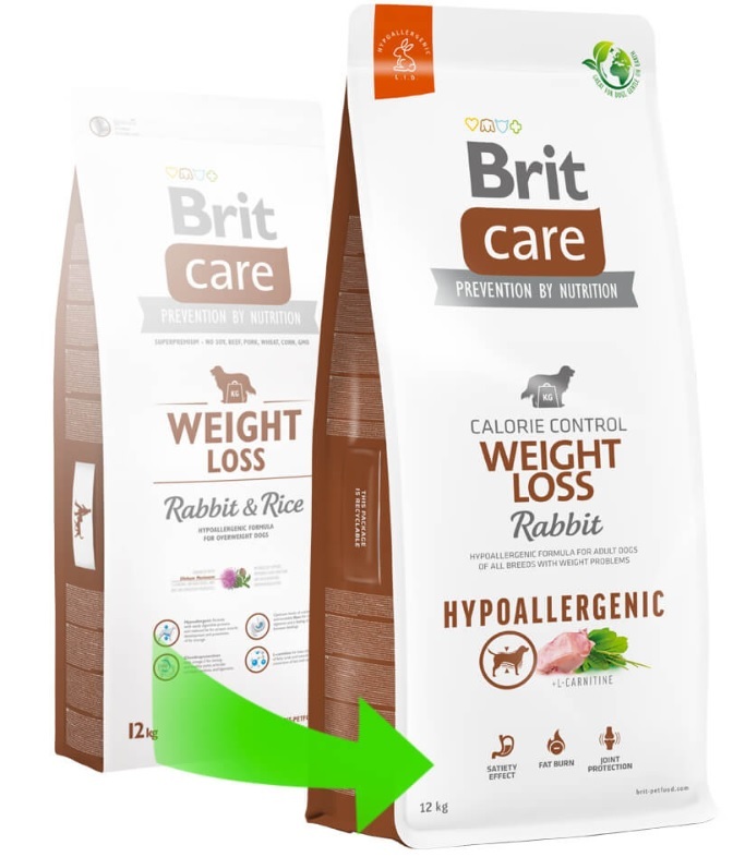Brit care hypo-allergeen Weigth Loss konijn&rijst + bonus