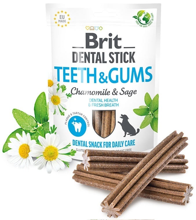 Brit dental stick teeth & gums  7 stuks