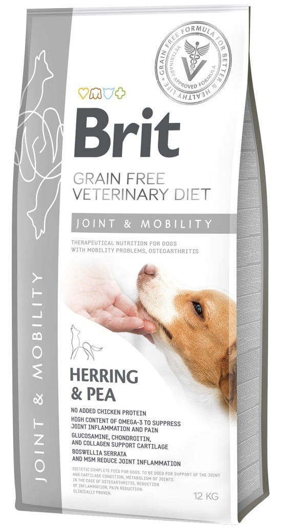 Brit veterinary diet joint&mobility 12kg