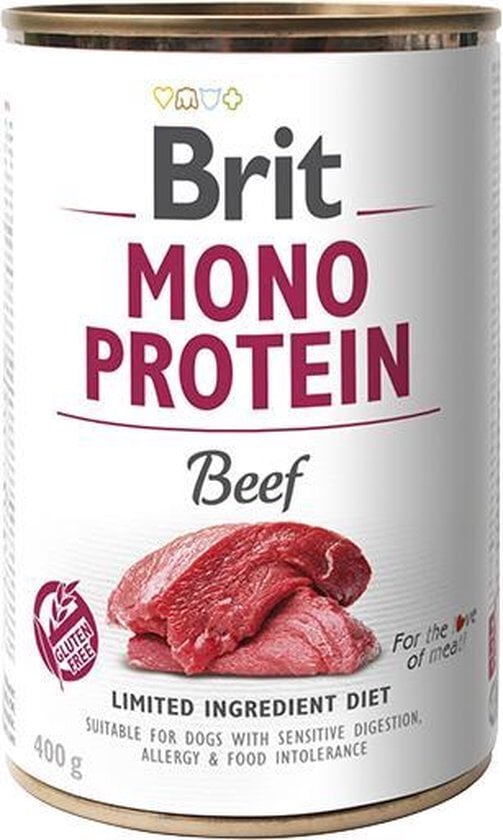 Brit Mono Protein Rund Hondenvoer 400 gram