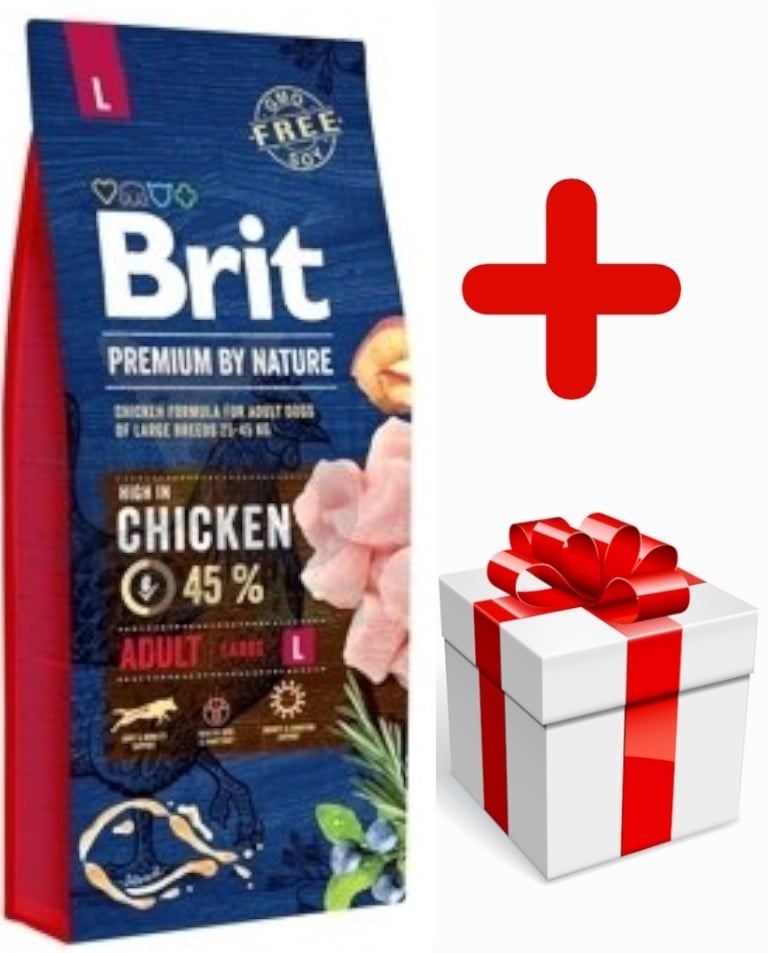 Brit premium by nature adult Large kip 15kg