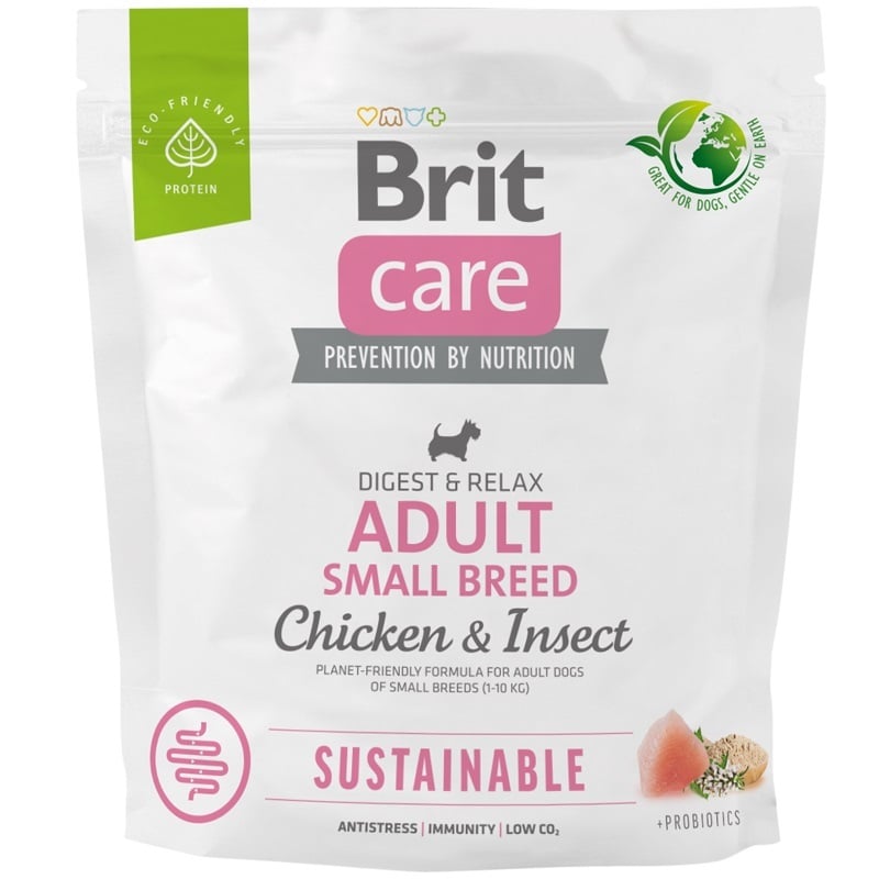 Brit care sustainable adult small breed 1kg