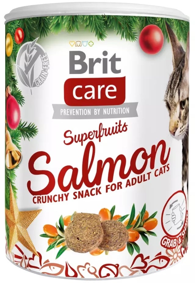 Special deal : Brit cat superfruits Christmas snack 100 gram