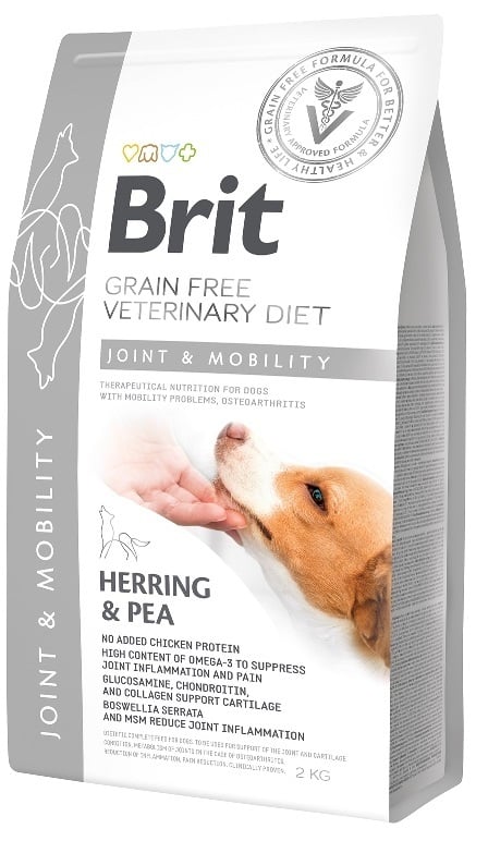 Brit veterinary diet joint&mobility 2kg