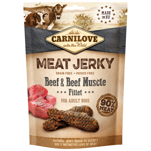 Carnilove Jerky Beef & Muscle filet 100 gram