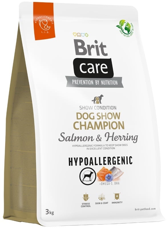 Brit care dog show champion zalm en haring hypoallergenic 3kg