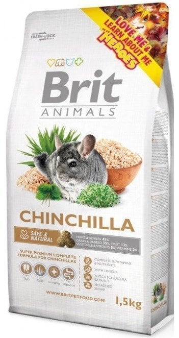 Brit animals Chinchila Compleet 1,5kg