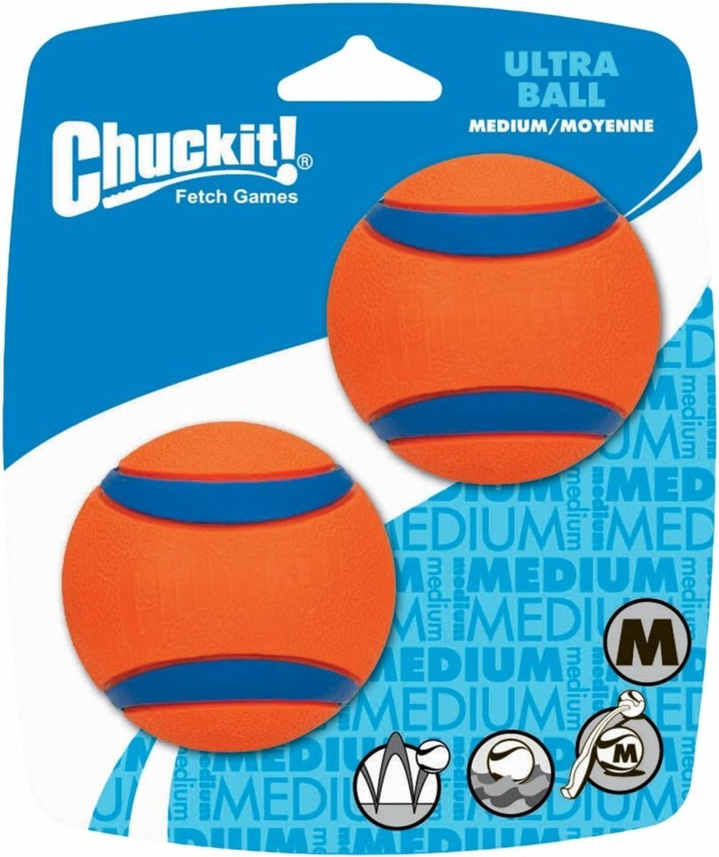 Special deal : Chuckit Ultra bal medium 6x6x6cm 2stuks