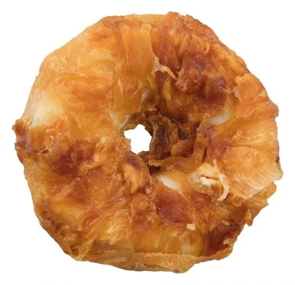 Aanbieding Chewies bakery denta fun kip donut voor de hond - 10 cm - 110 gram