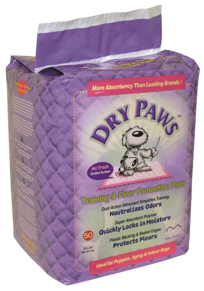 Puppy Pads Dry Paws voor puppies 50 stuks
