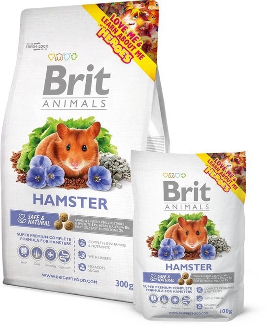 actieprijs Brit animals hamster complete 300 gram