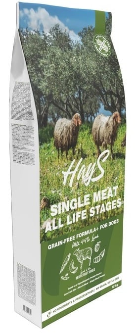 Hays - Grain-Free mono eiwit Lamb 12 kg
