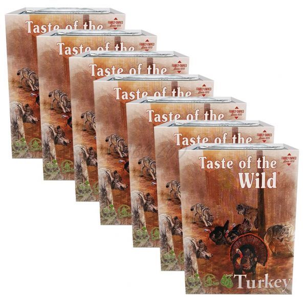 Taste of the wild trays kalkoen & eend 6 + 1 gratis 390gram
