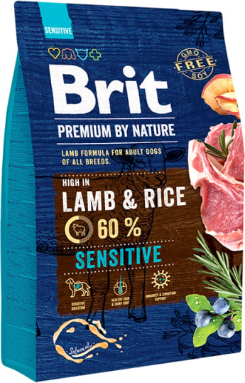 Brit premium by nature lam&rijst 60% lam! 3kg