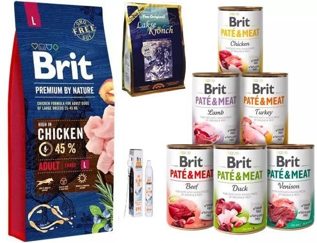Brit premium by nature adult Large kip 15kg (vanaf €11,95)