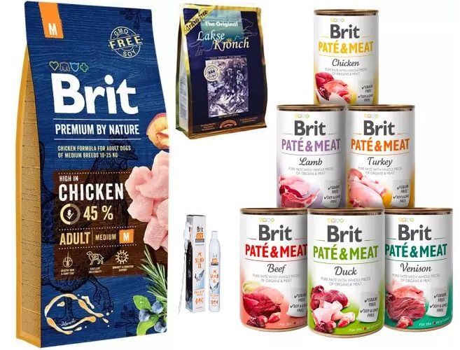 Brit premium by nature adult Medium kip 15kg (vanaf €5,95)