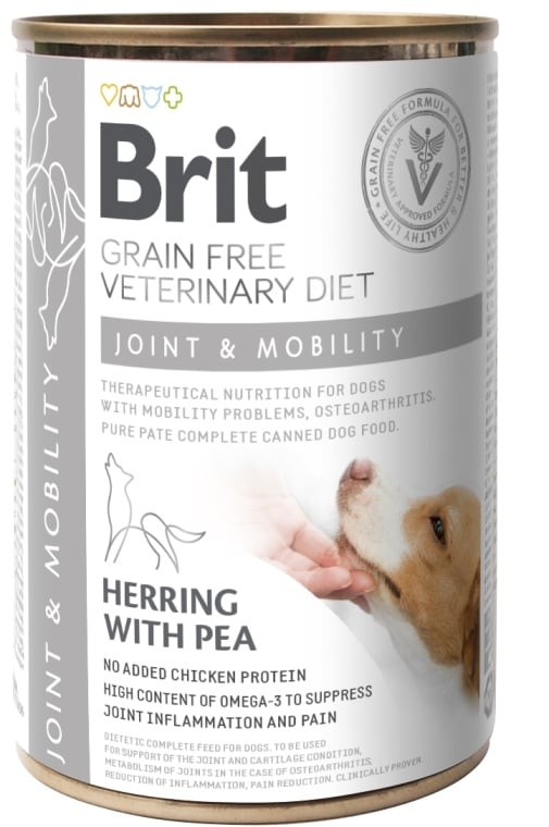 Brit veterinary diet mobility 6x400 gram