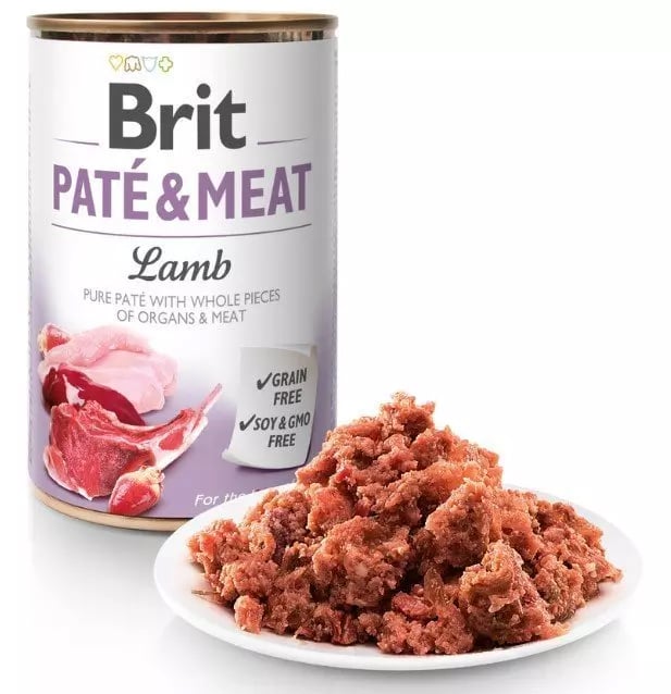 Brit pate & Meat lam graanvrij 400 gram