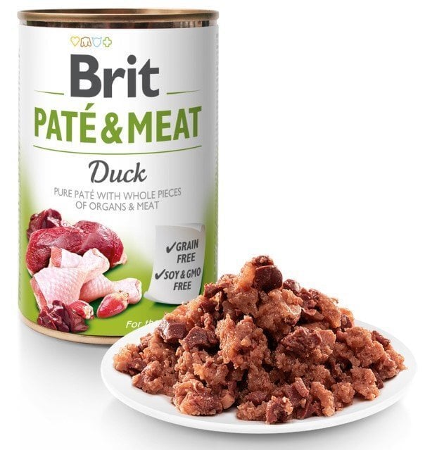 Brit Pate & Meat Eend graanvrij 400 gram