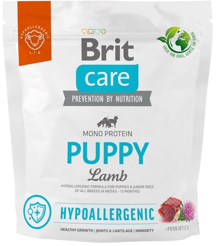 Proefverpakking 1kg Brit care puppy lam hypoallergenic