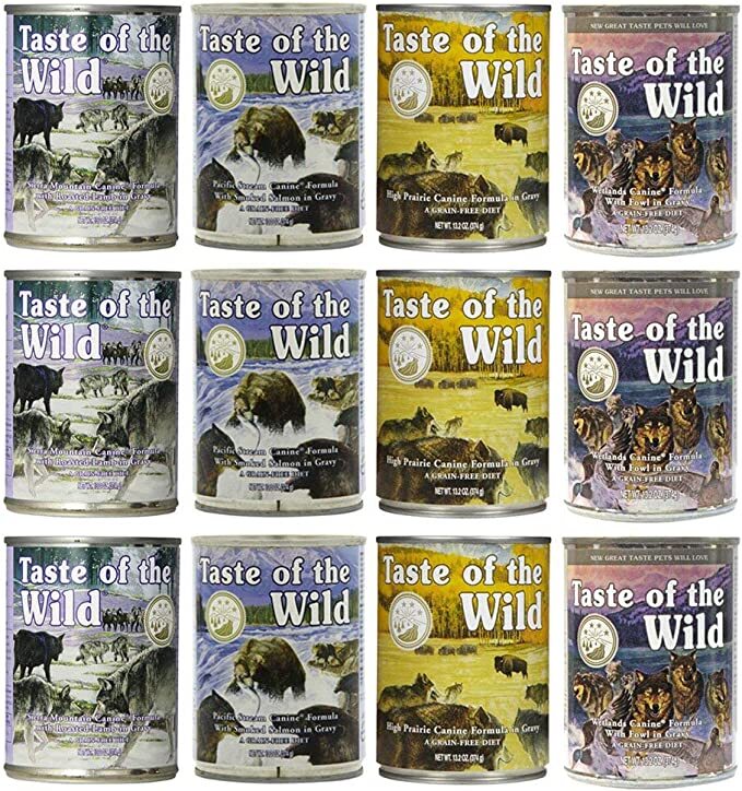 Special deal: verwenpakket Taste of the wild blikken 12 x 390gram