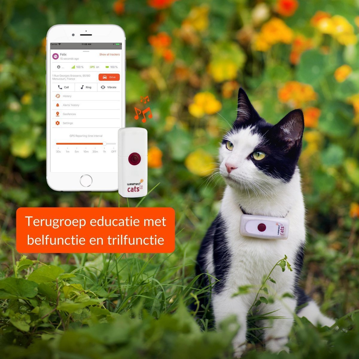Weenect CATS² GPS Tracker voor katten