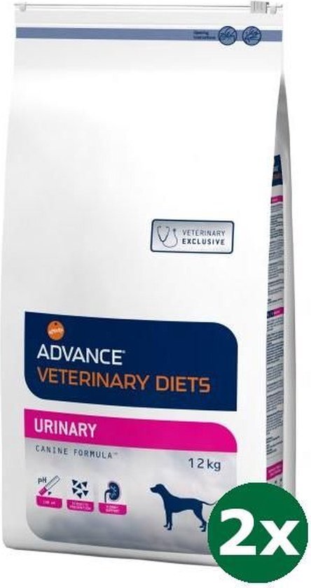 2x12 kg Advance veterinary diet dog urinary care hondenvoer