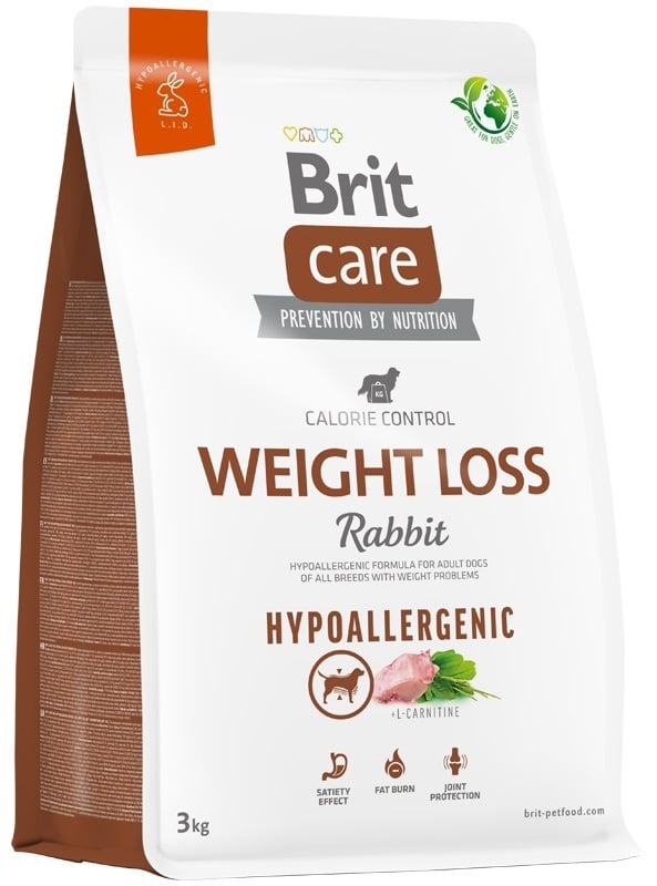 Brit care weight loss konijn hypoallergenic 3kg