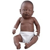 Baby oefenpop (bruin, meisje, 50 cm)
