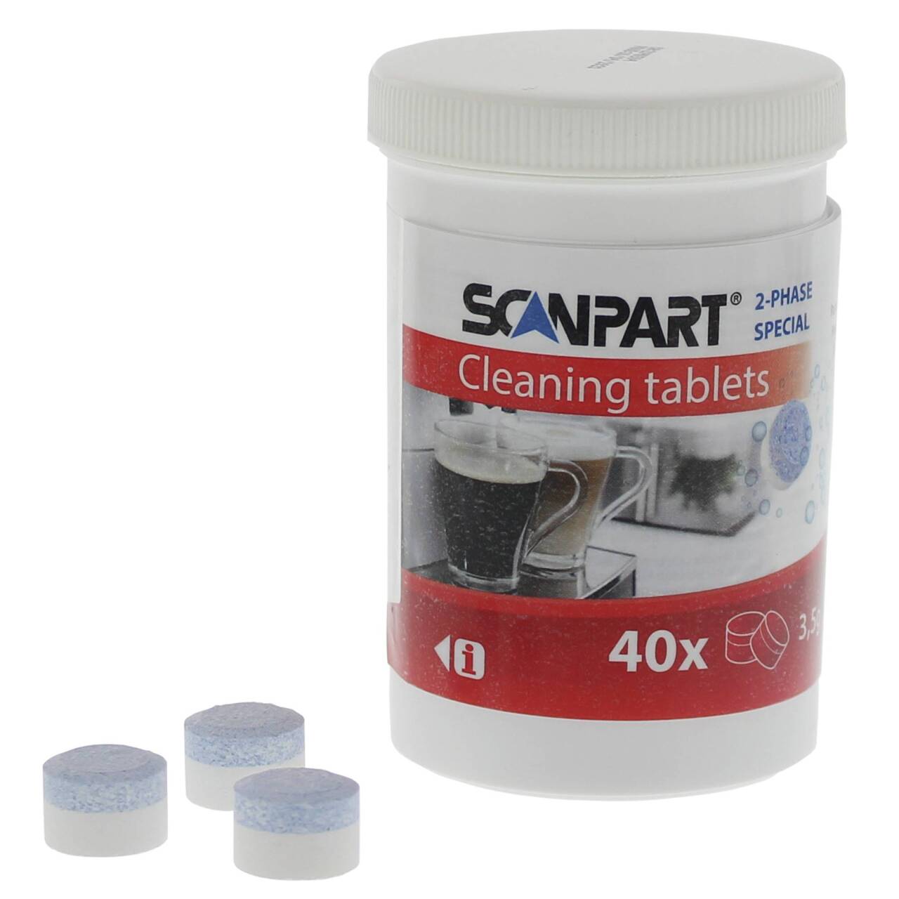 Scanpart reinigingstabletten 40x