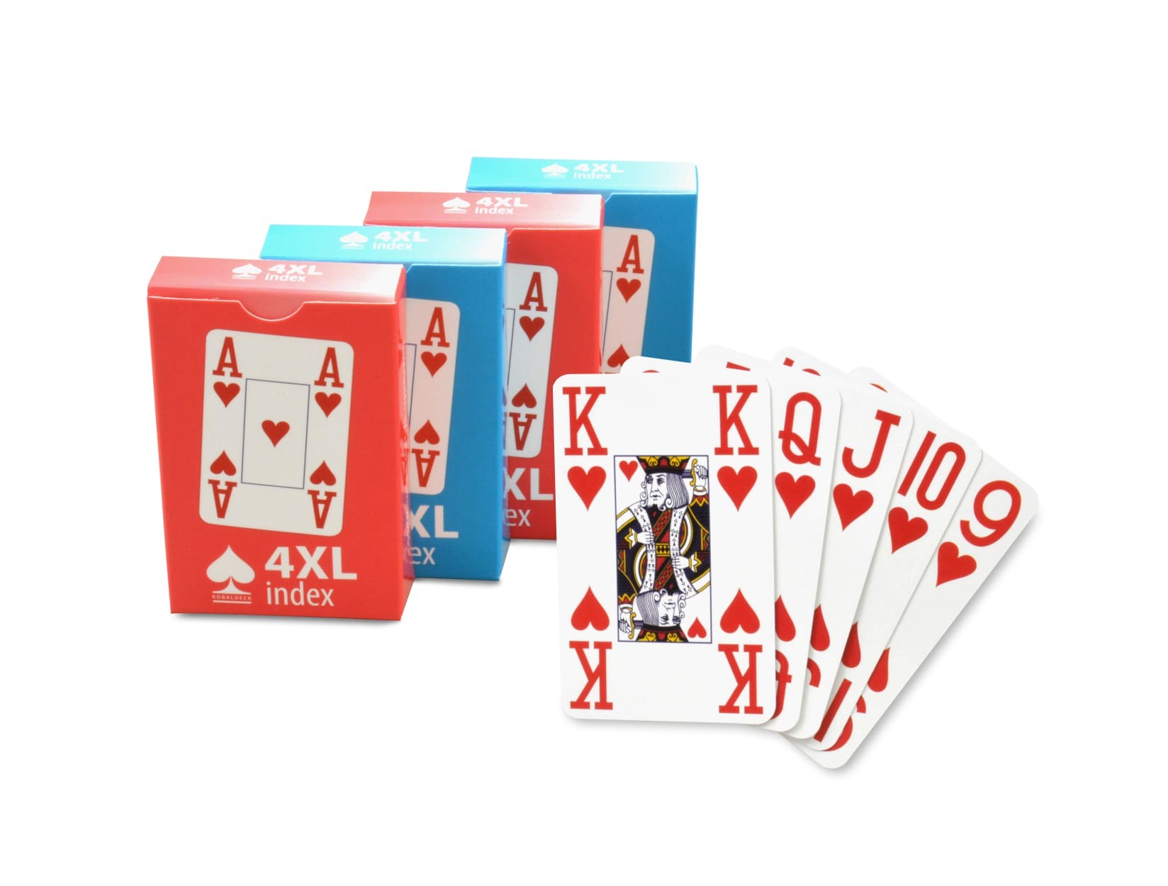 Kaartspel met grote symbolen