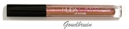 Lipstick gloss Hudabeauty glossy goudbruin